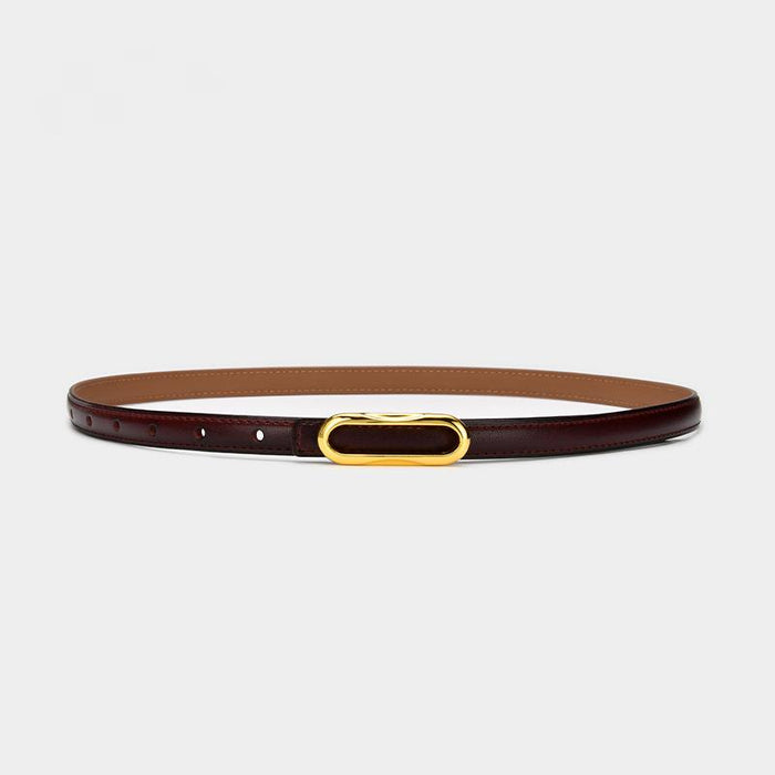 Multicolor and Versatile Small Belt with Jeans and Slim Waist