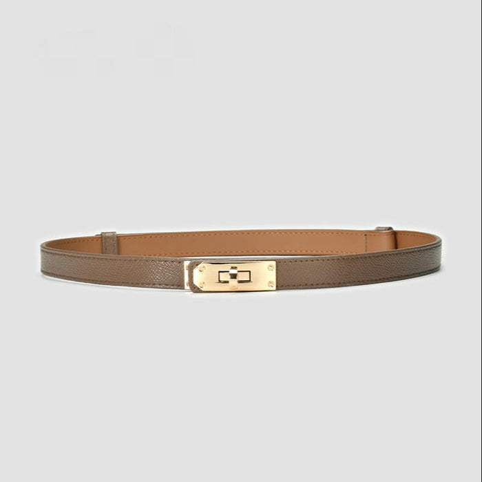 Leather Fashion Waist Belt with Dress Decoration
