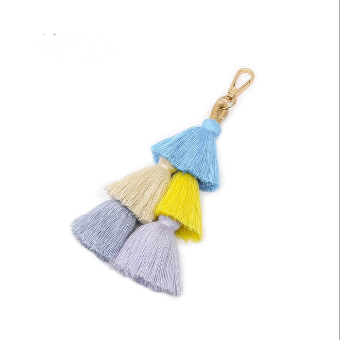 Women's Tassel Pendant Bohemian Bag Creative Keychains