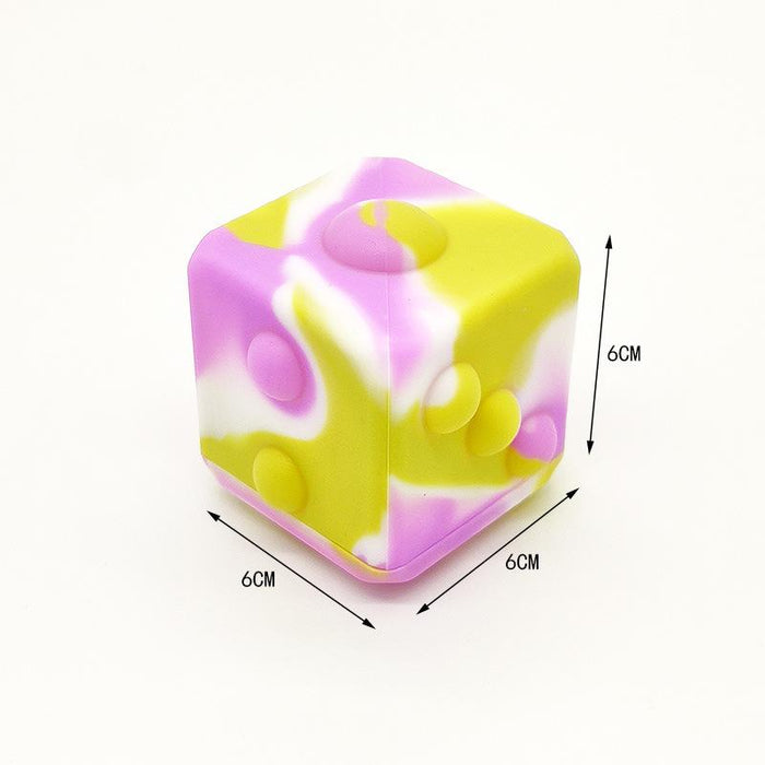 3D Silicone Decompression Ball Cube Pop It Fidget Toys