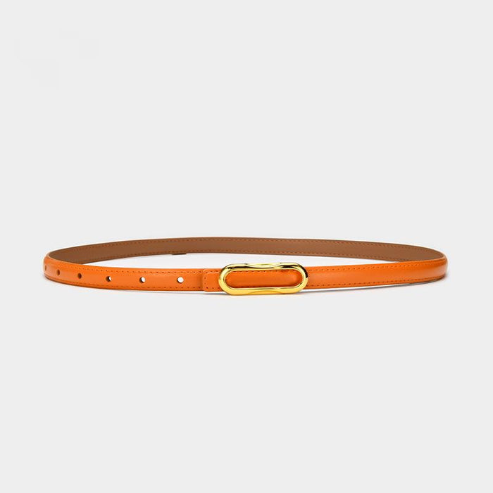 Multicolor and Versatile Small Belt with Jeans and Slim Waist