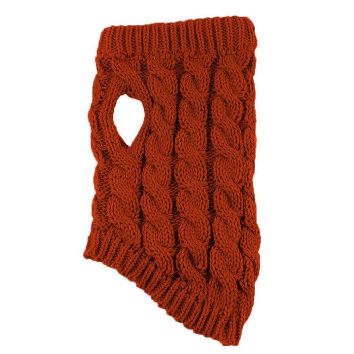 High collar knitted pet cat and dog clothes