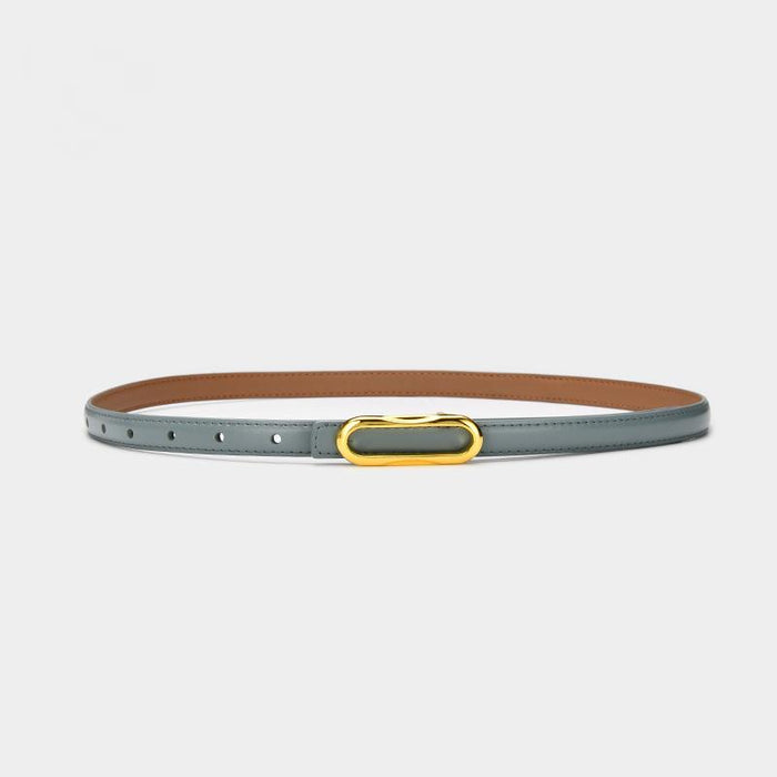 Multicolor and Versatile Small Belt with Jeans and Slim Waist
