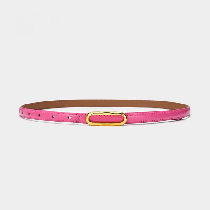 Multicolor and Versatile Small Belt with Jeans and Slim Waist