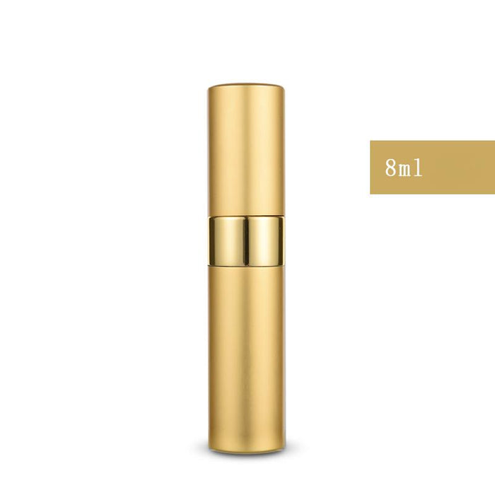 8ml Metal Aluminum Perfume Bottle Cosmetic Spray Bottle Portable Empty Bottle Travel Sub-bottle Liner Glass