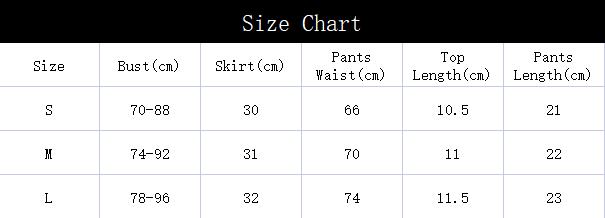 Women's Sexy Leopard Print Lace Skirt Underwear Set