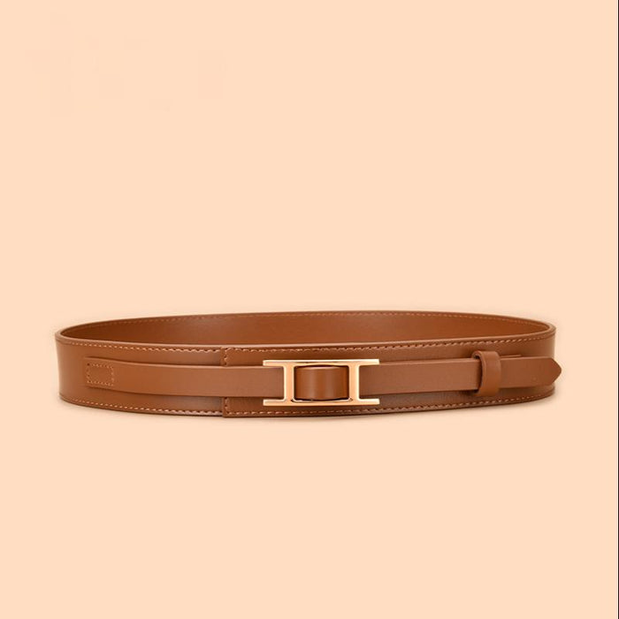 Women's Belt Decorated with Parka Waist Elastic Belt