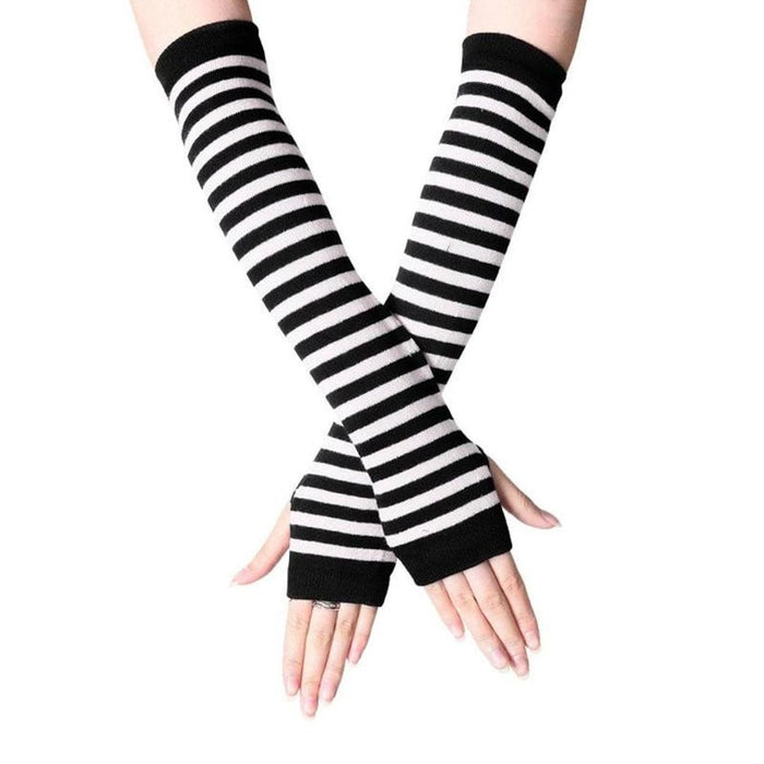 70 Pairs Women's Fingerless Cotton Arm Wrist Cover Sleeves
